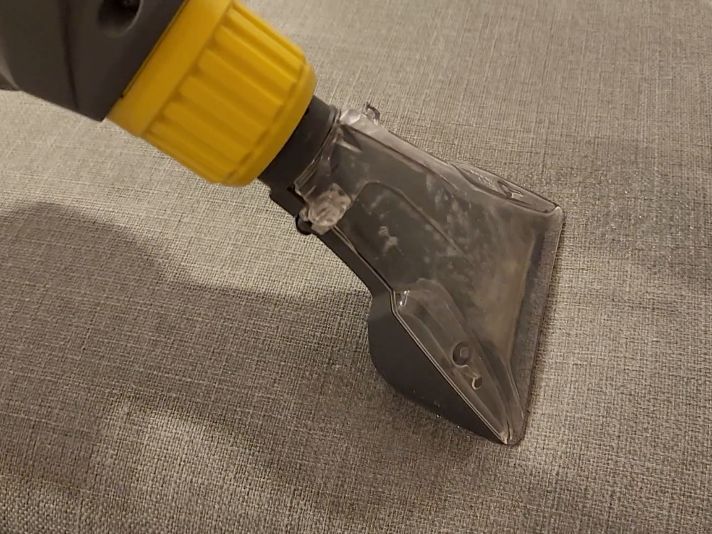 清洗布料留下清潔痕跡