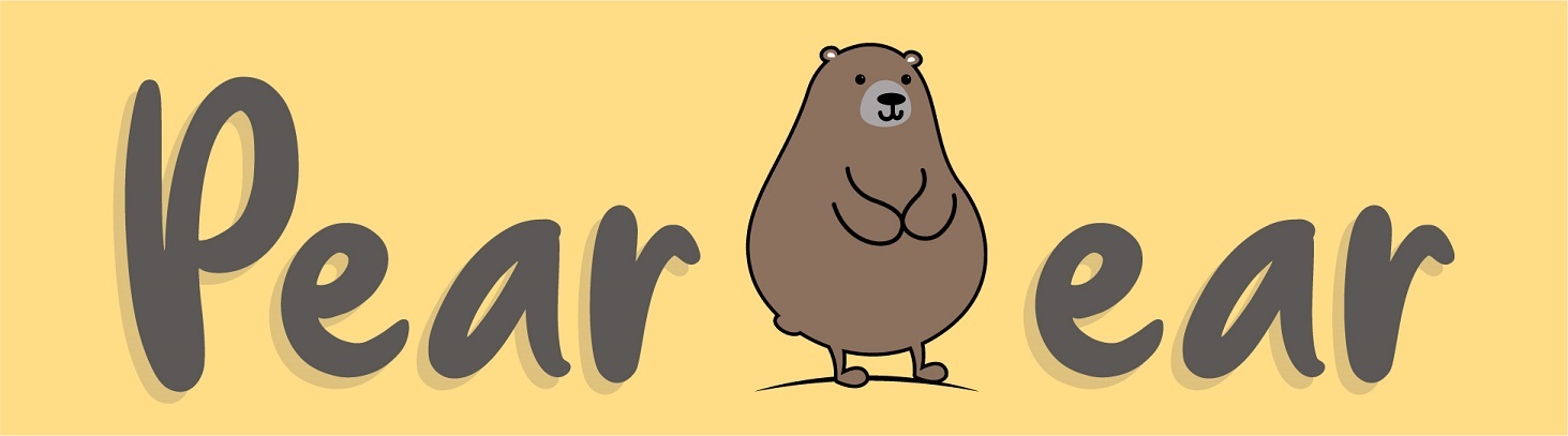 PearBear_logo-3(灰字)-底色
